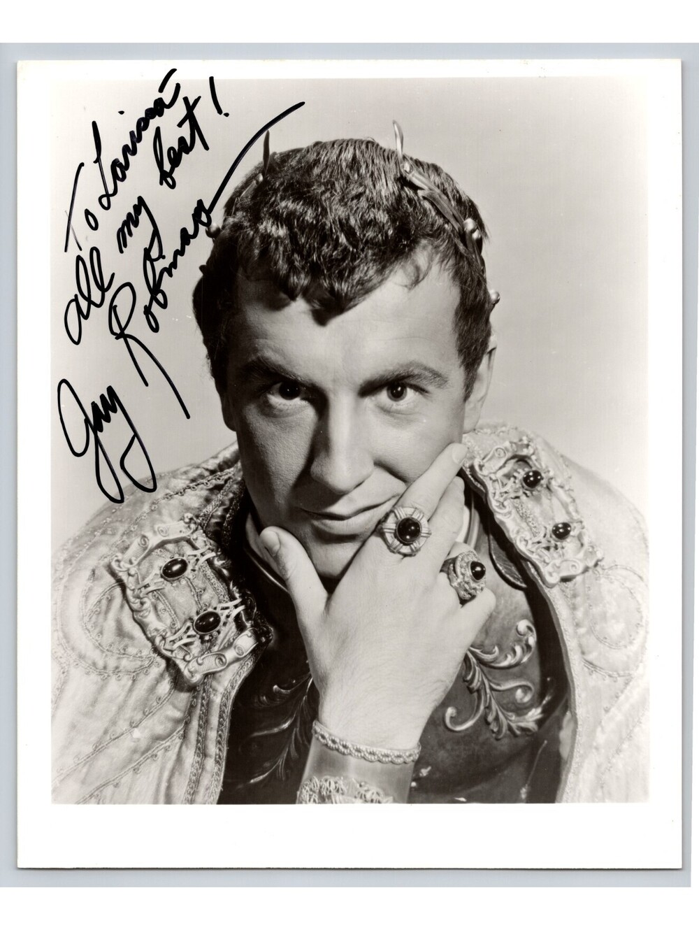 Jay Robinson Photo Signed Caligula Dr. Shrinker! Photo Vintage Autographed Photo